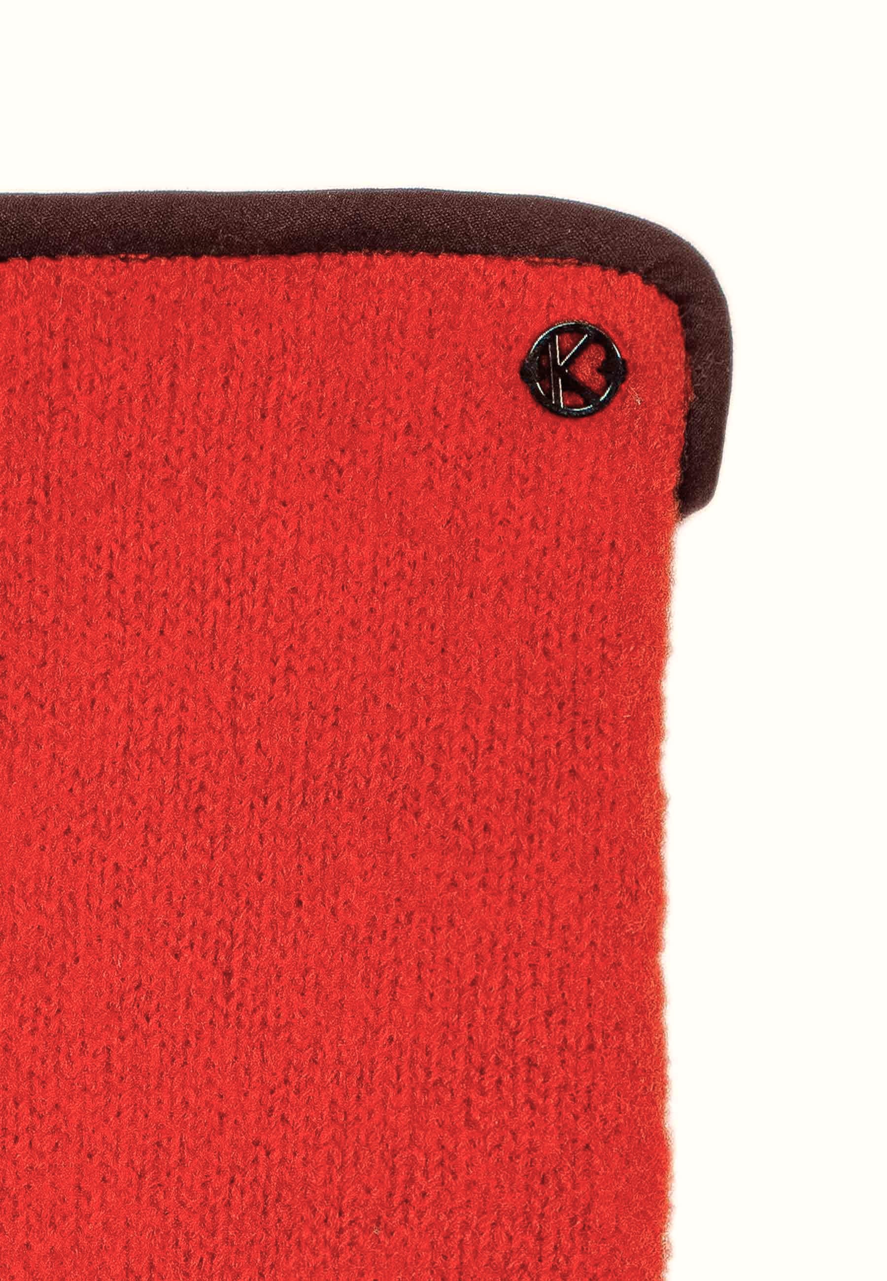 Kessler SASHA Strickhandschuh Damen Herren orange Schurwolle Kessler SASHA Strickhandschuh Damen Herren orange Schurwolle