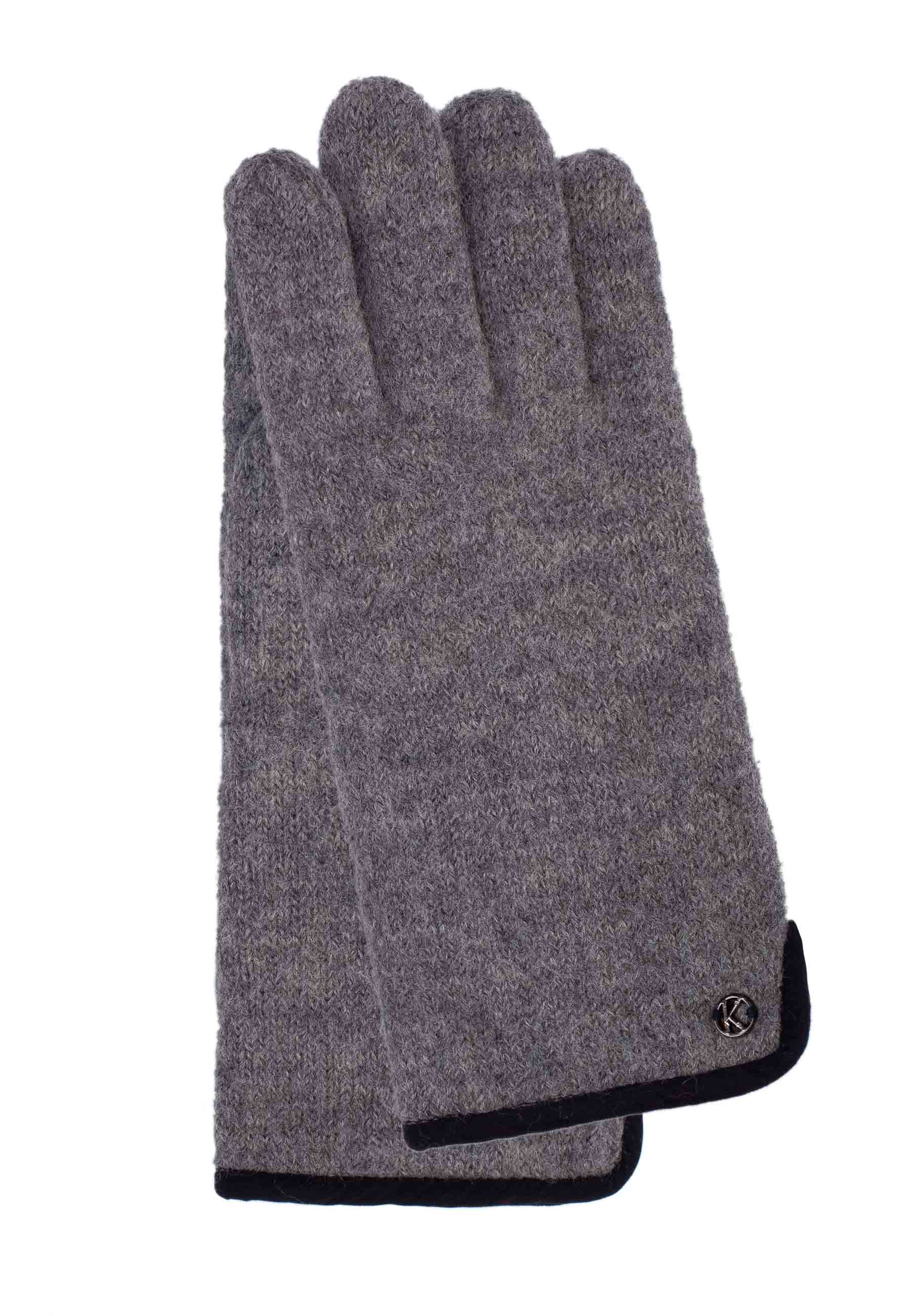 Kessler SASHA Strickhandschuh Damen Herren light grey melange Schurwolle Kessler SASHA Strickhandschuh Damen Herren light grey melange Schurwolle