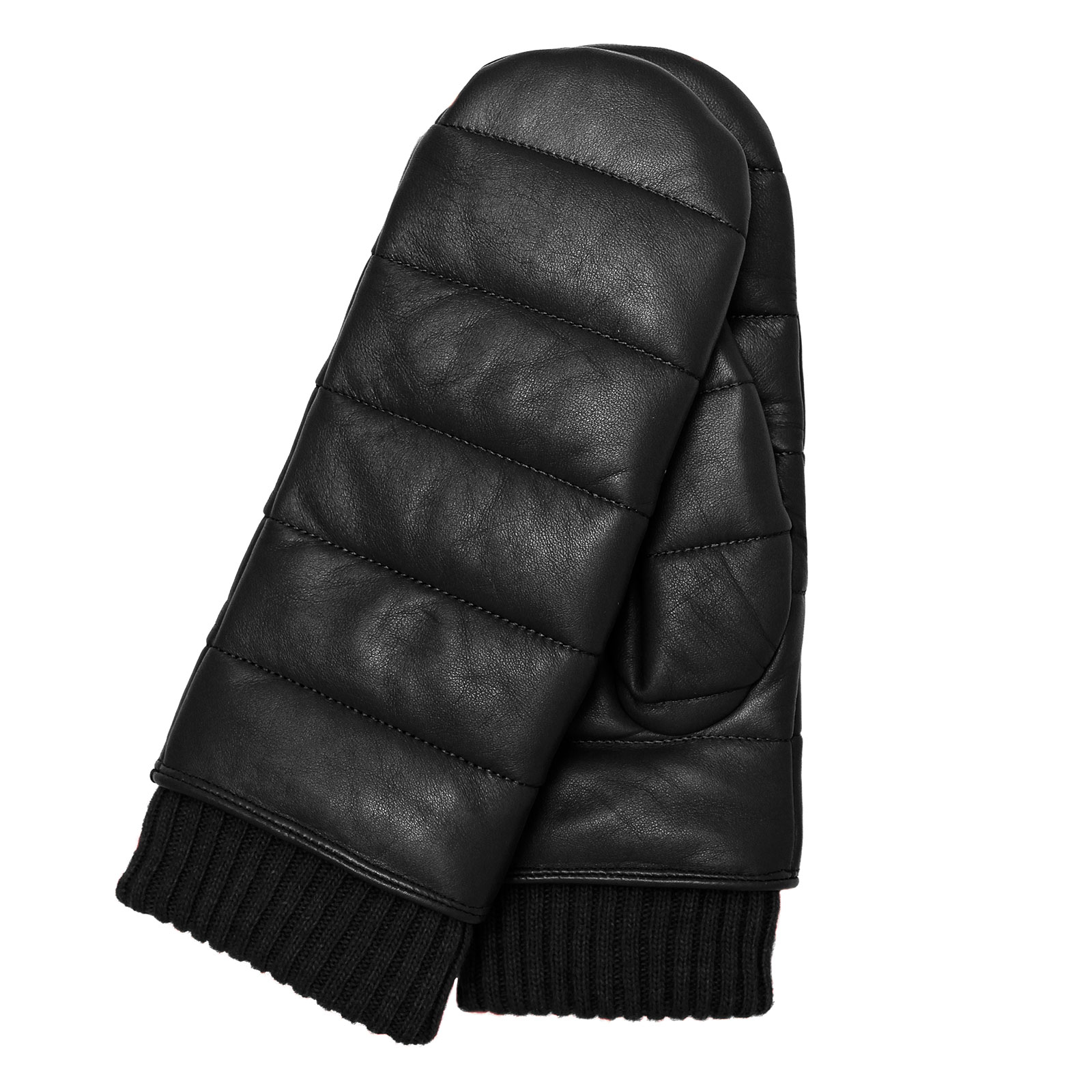 Kessler Phoebe Fäustlinge Damen schwarz Leder