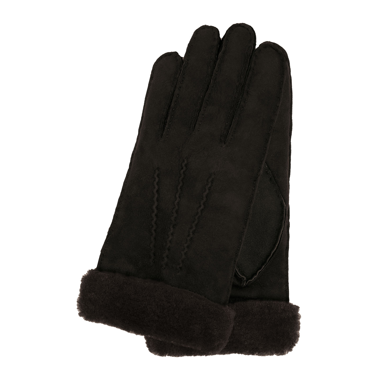 Kessler MATS Lammfellhandschuh Herren schwarz Lammfell