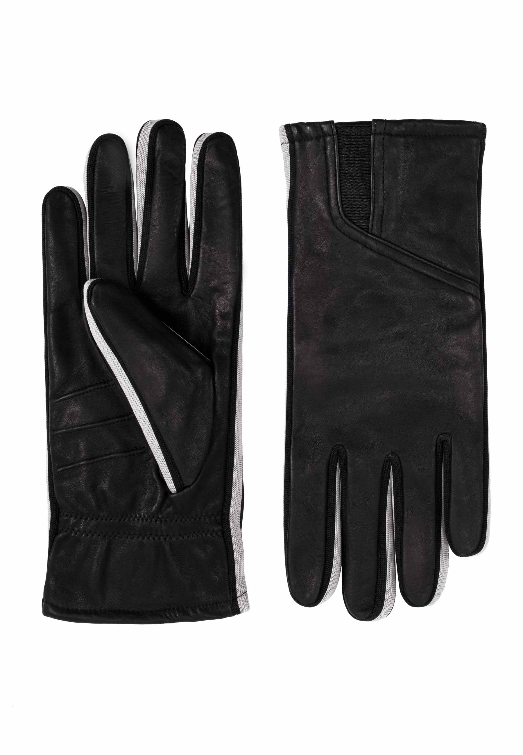 kessler_gents_glove_jack_001-black_2main Herenhandschuhe Jack in schwarz, Vorder -und Rückseite
