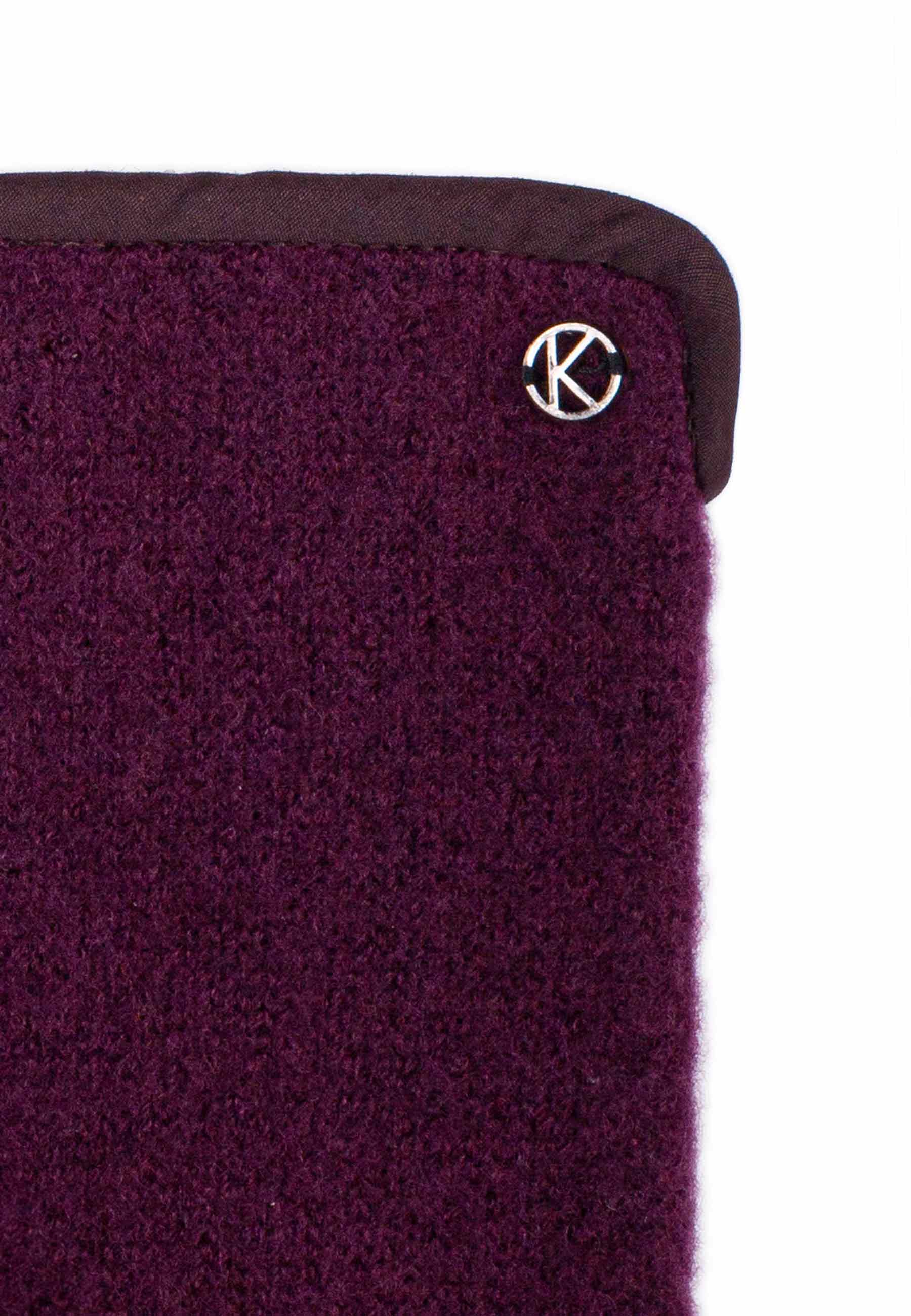 Kessler SASHA Strickhandschuh Damen Herren deep purple Schurwolle Kessler SASHA Strickhandschuh Damen Herren deep purple Schurwolle