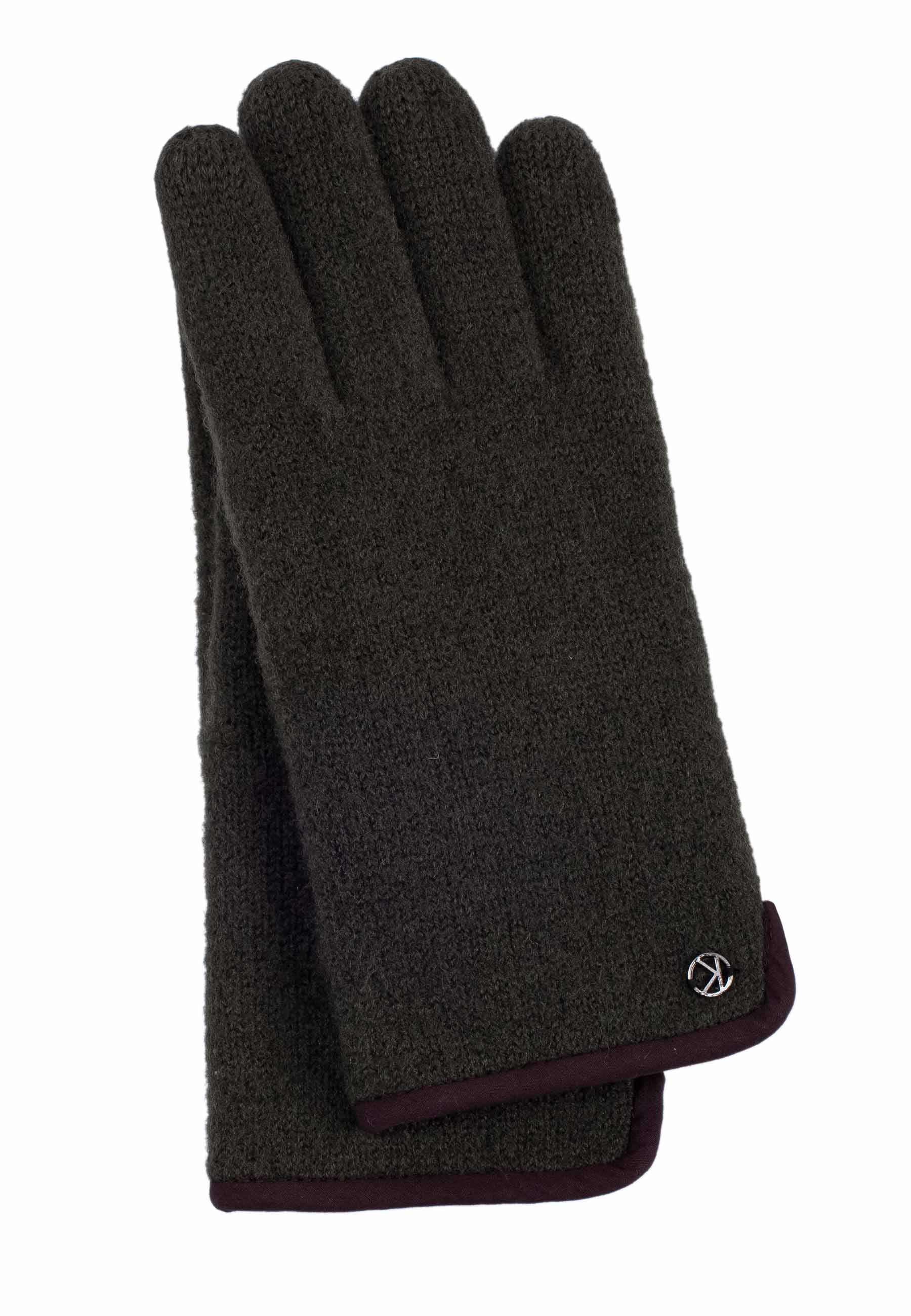 Kessler SASHA Strickhandschuh Damen Herren olive Schurwolle