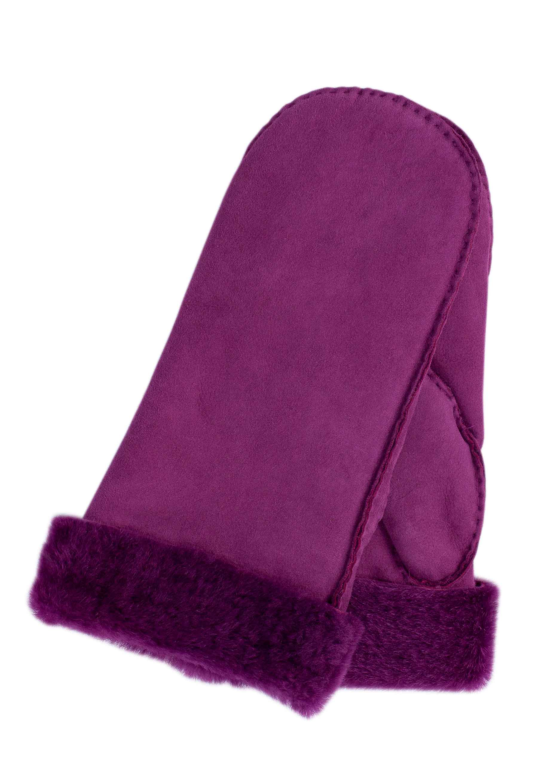 Kessler GRIT Fäustlinge Damen peonie Merino Lammfell