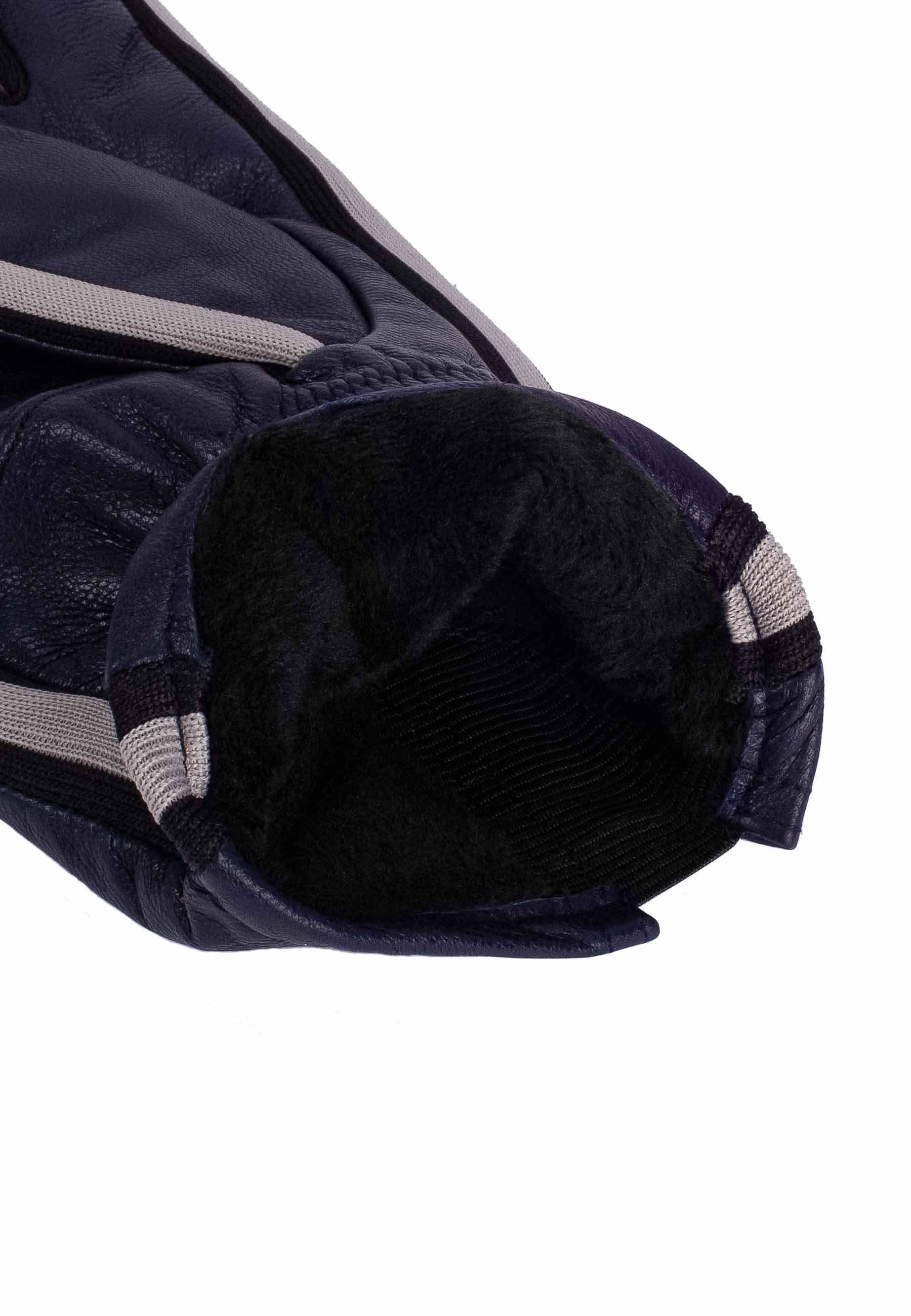Kessler GIL Lederhandschuh Damen dark blue Vintage Ziegenleder