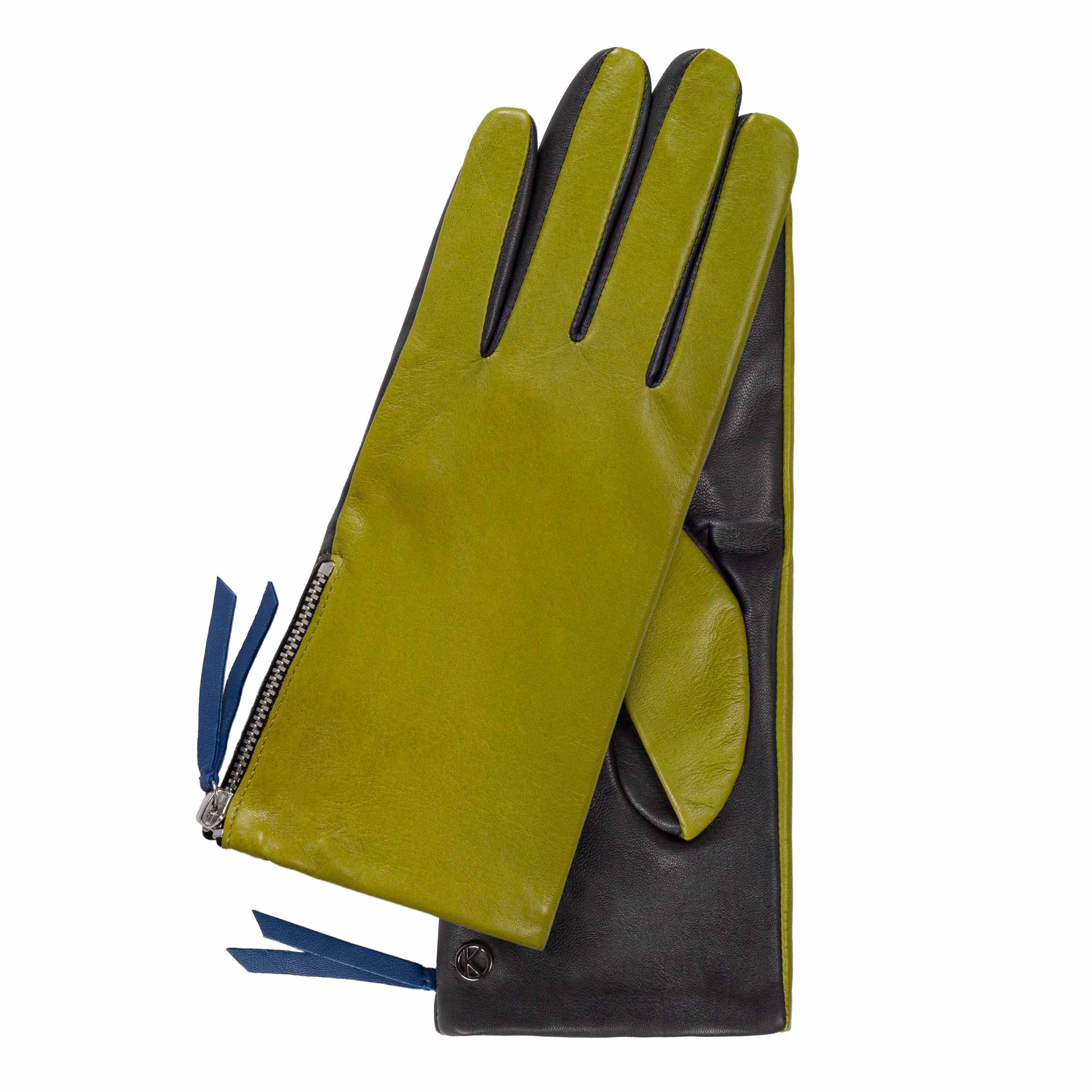 Kessler DEMI Lederhandschuh Damen lime denim Leder