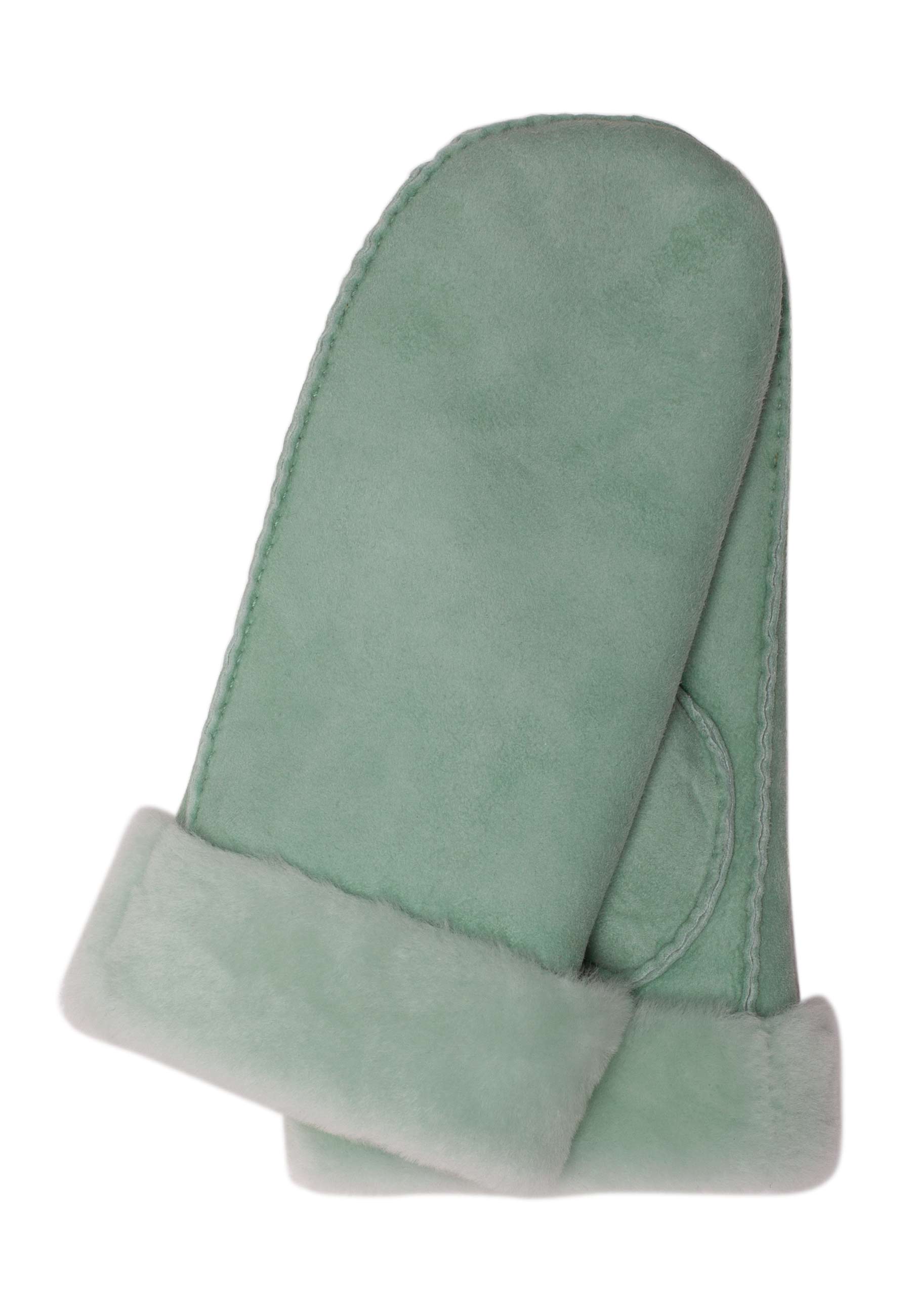 Kessler GRIT Fäustlinge Damen ice mint Merino Lammfell Kessler GRIT Fäustlinge Damen ice mint Merino Lammfell
