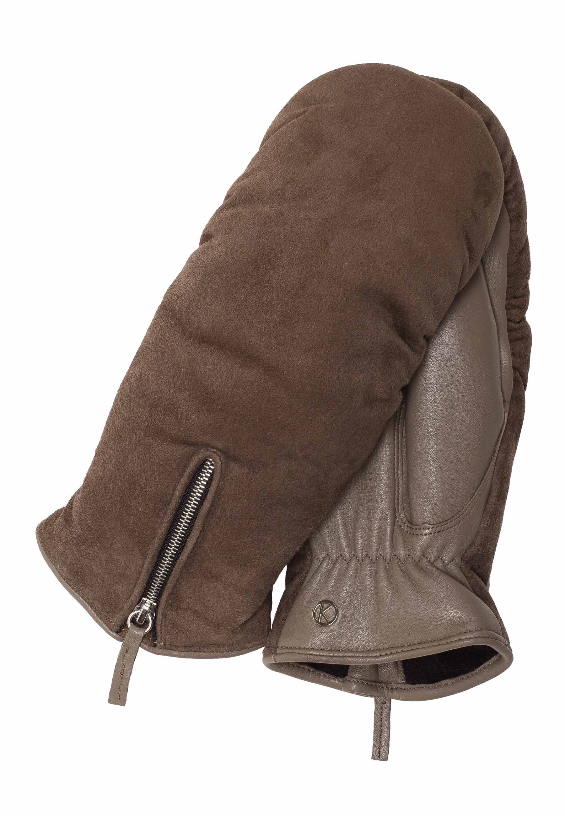 Kessler ALMA Fäustling Damen mink Leder Plüsch