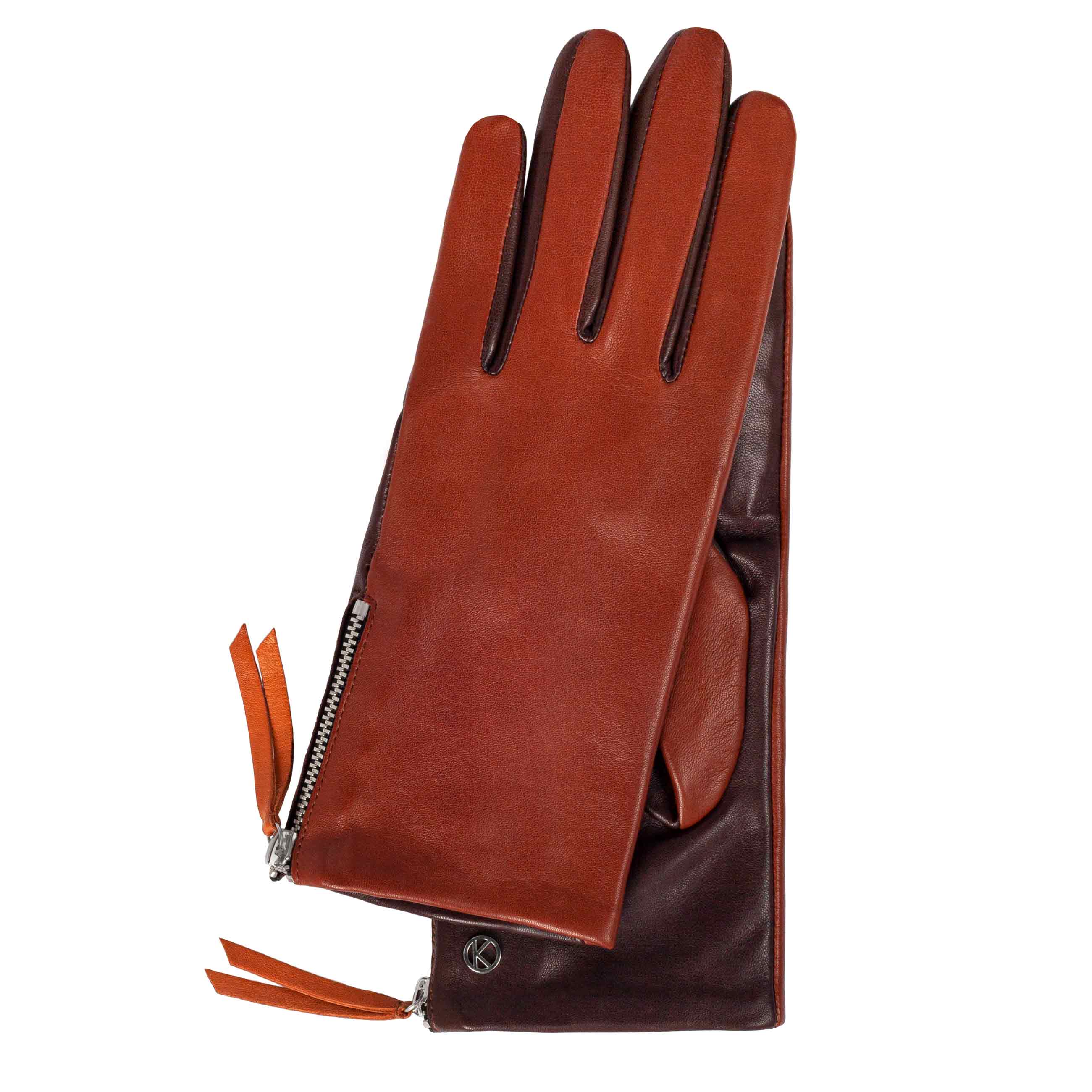 Kessler DEMI Lederhandschuh Damen tan tobacco camel Leder