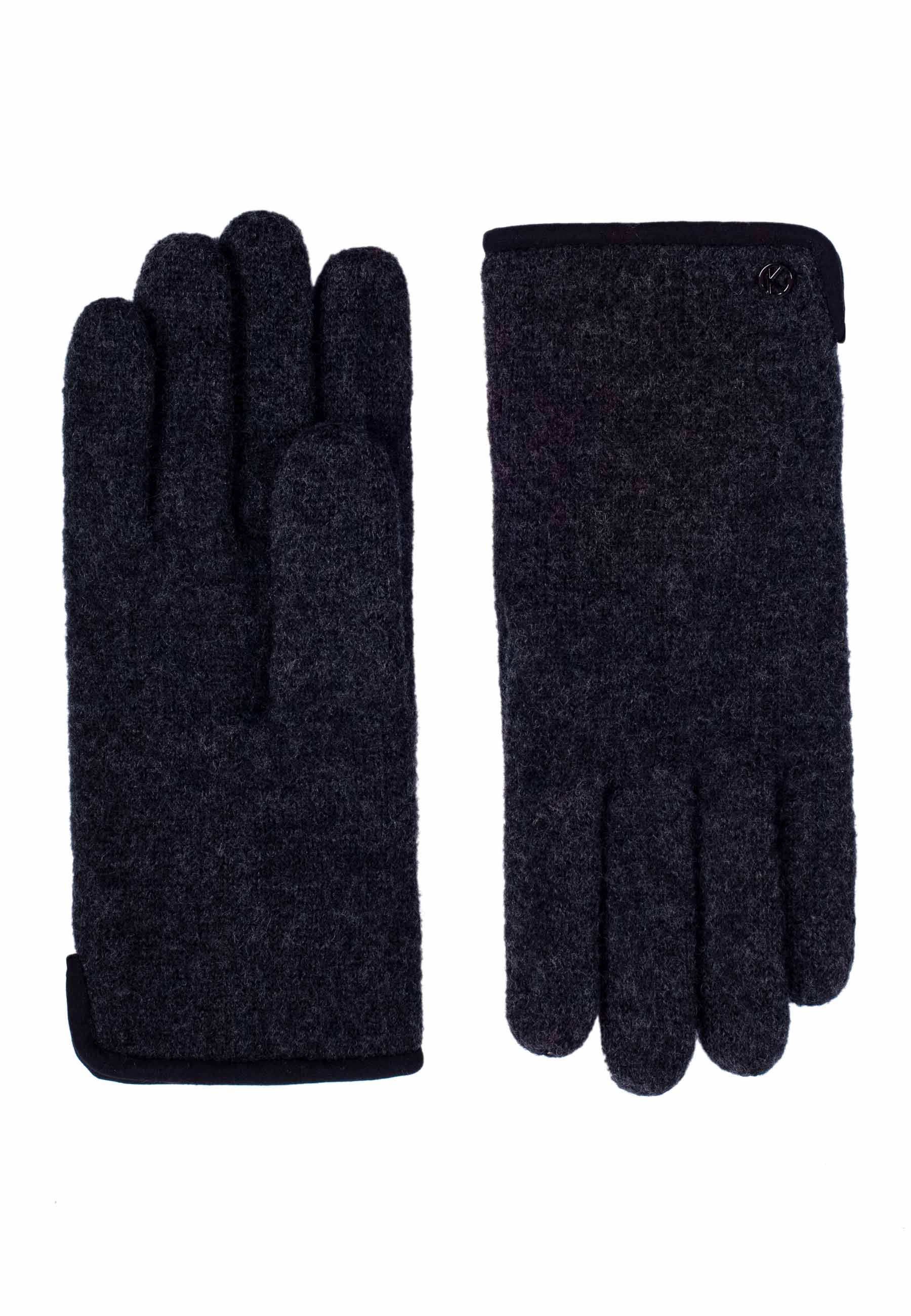 Kessler SASHA Strickhandschuh Damen Herren grey melange Schurwolle