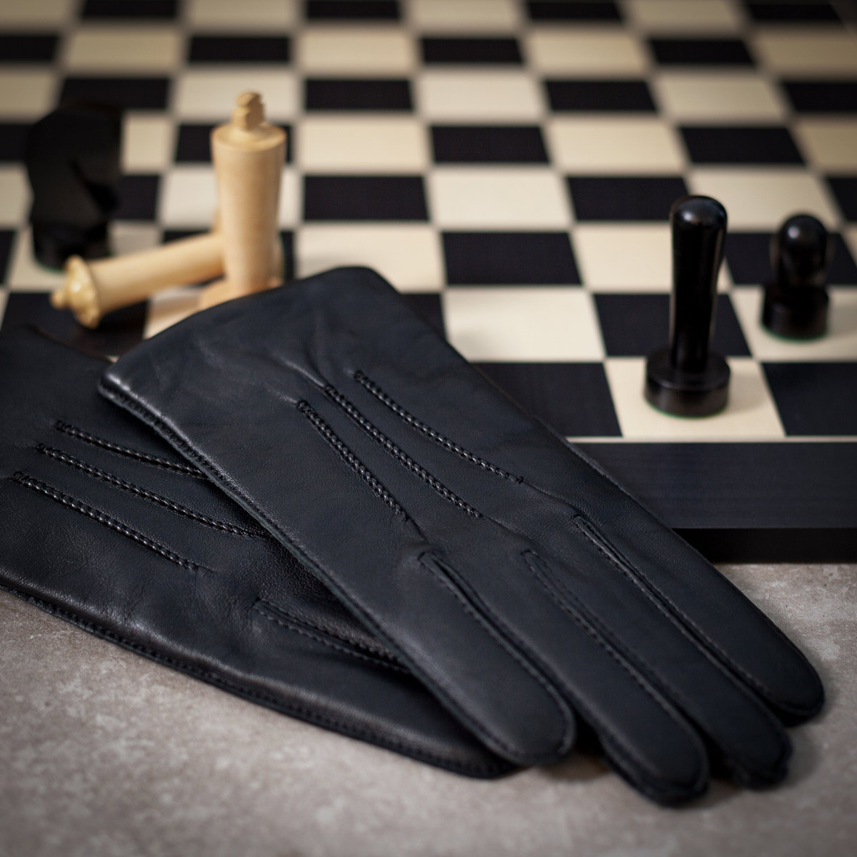 Kessler PAUL Lederhandschuh Herren schwarz Leder Kessler PAUL Lederhandschuh Herren schwarz Leder