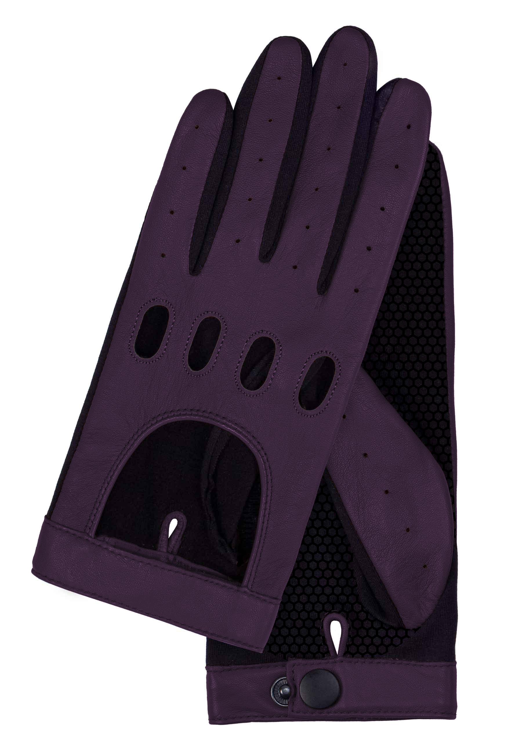 Kessler Mia Drivers Glove Lederhandschuh Damen deep purple Leder