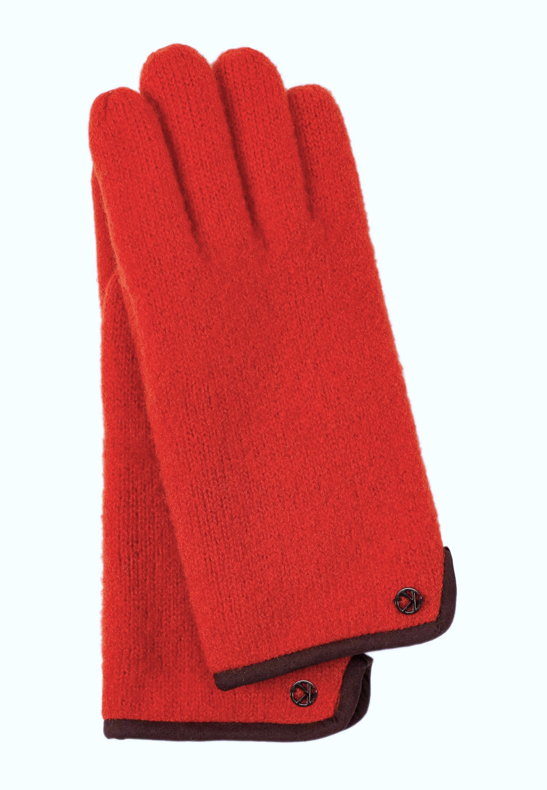 Kessler SASHA Strickhandschuh Damen Herren orange Schurwolle Kessler SASHA Strickhandschuh Damen Herren orange Schurwolle