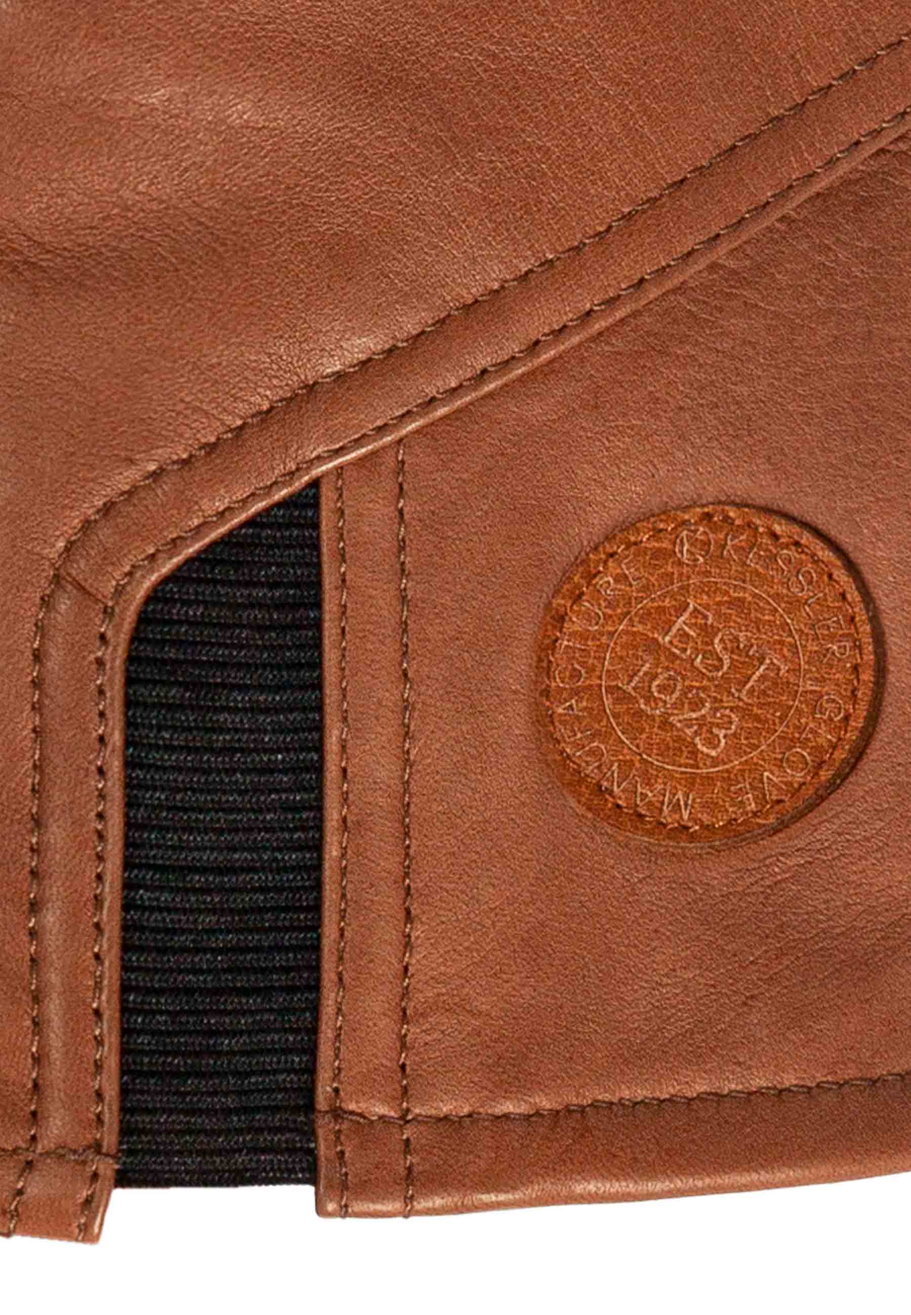 Kessler GIL Lederhandschuh Damen medium brown Vintage Ziegenleder