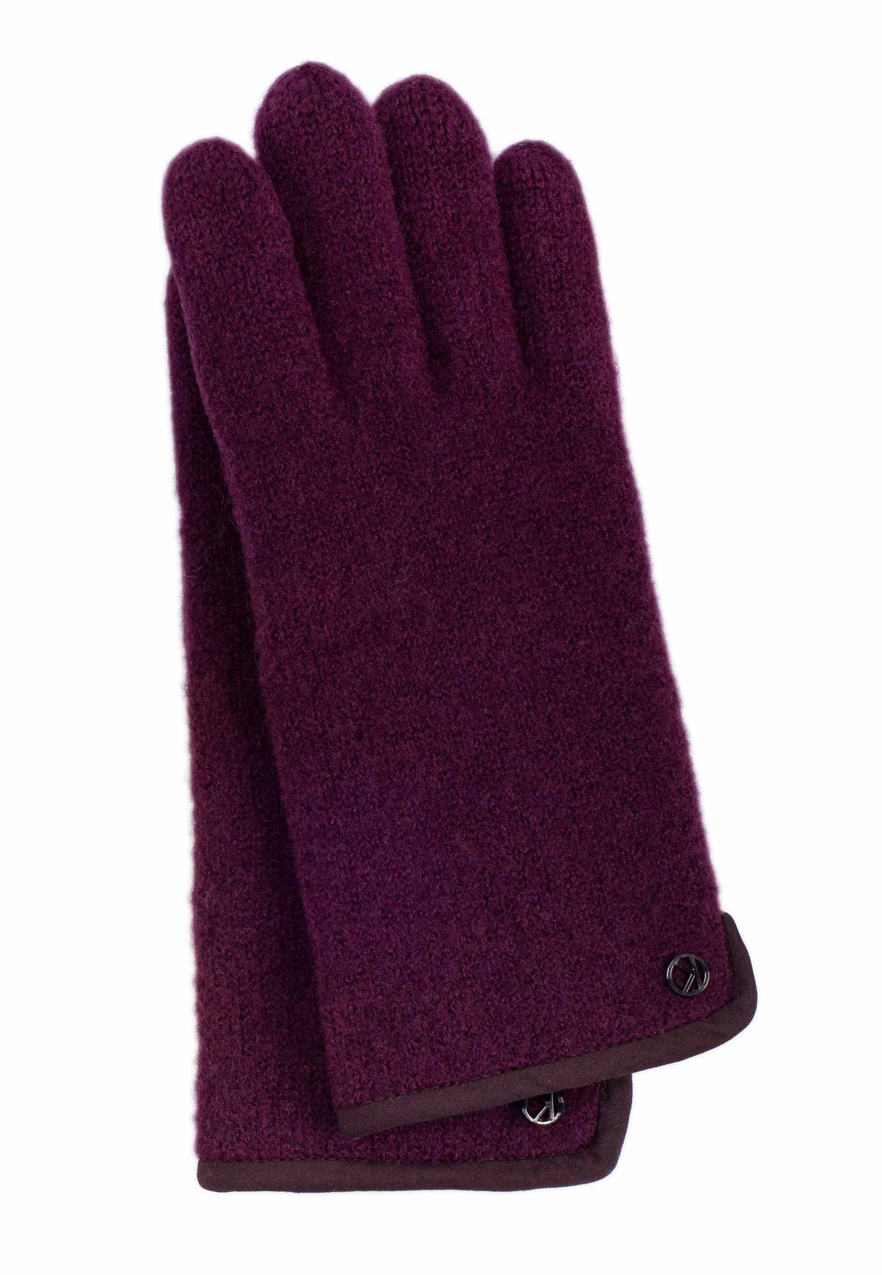 Kessler SASHA Strickhandschuh Damen Herren deep purple Schurwolle Kessler SASHA Strickhandschuh Damen Herren deep purple Schurwolle