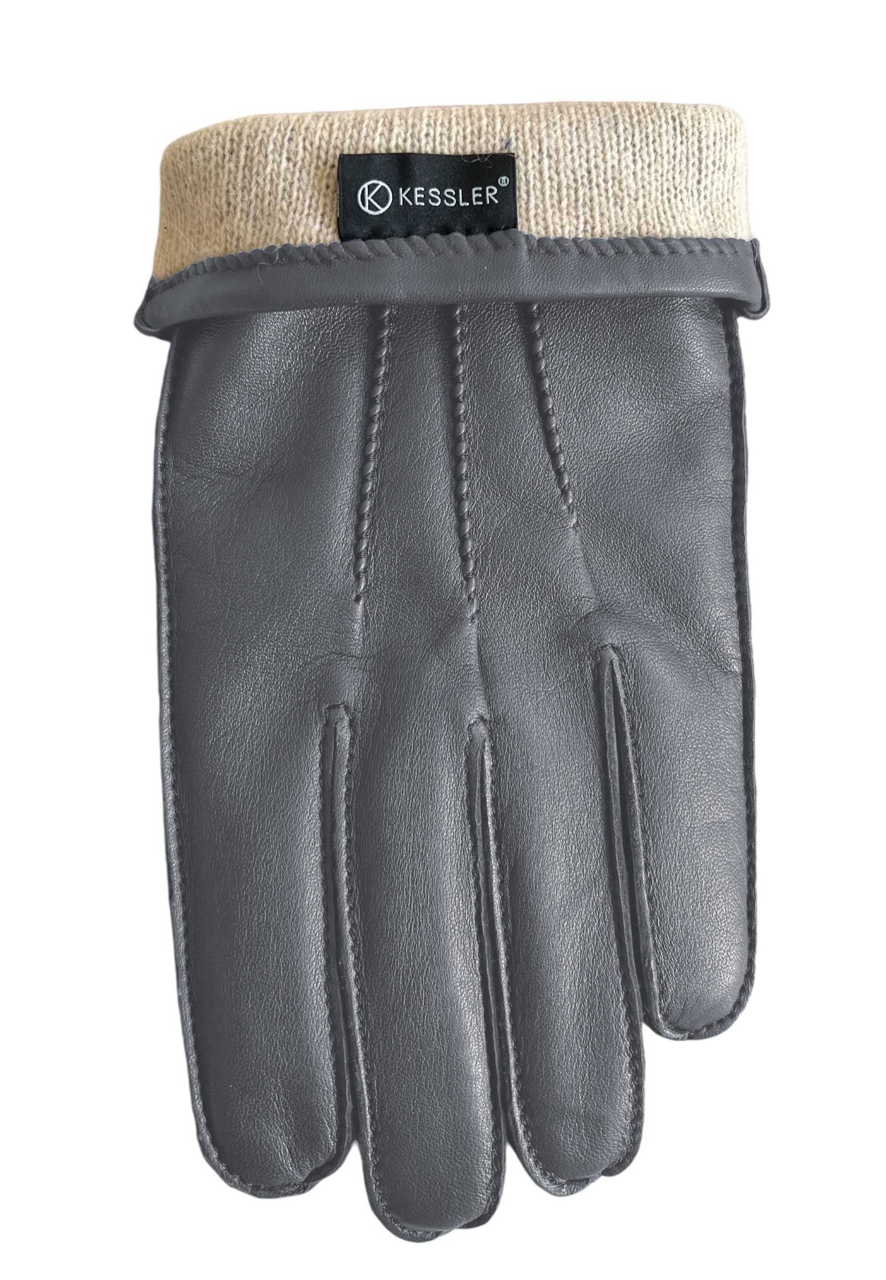 Kessler PAUL Lederhandschuh Herren anthracite Leder