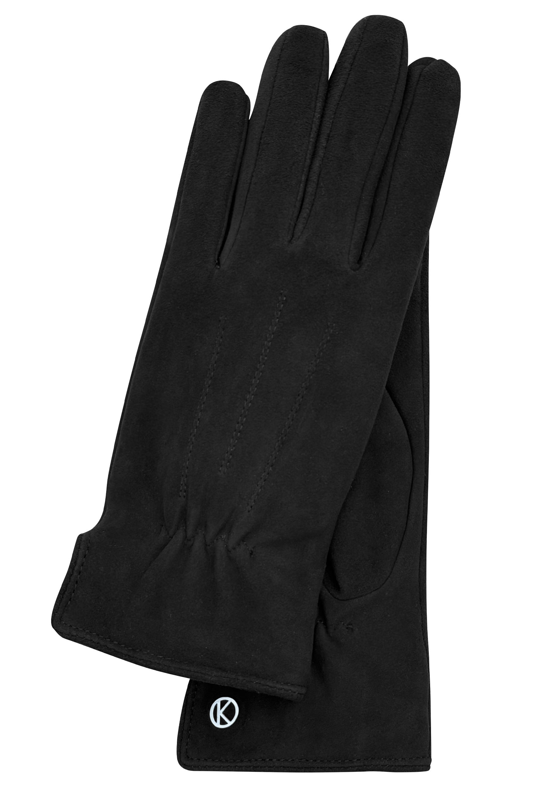 Kessler LUNA Samthandschuh Damen schwarz Leder