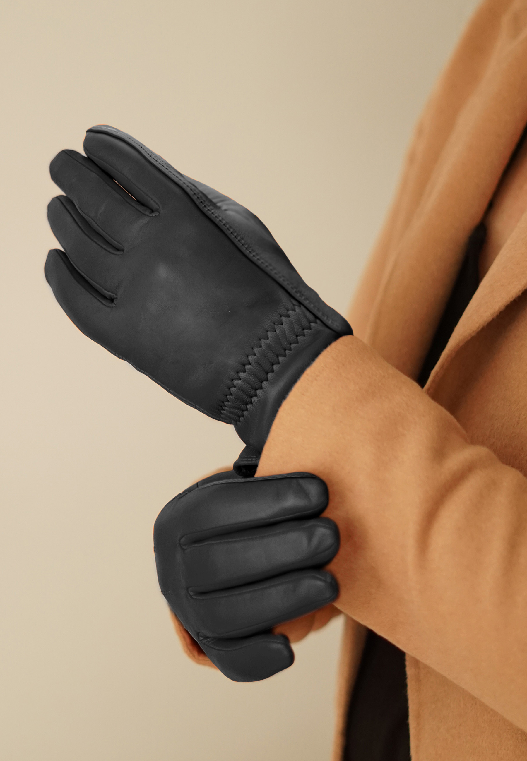 Kessler SADIE Lederhandschuhe Damen schwarz Leder Kessler SADIE Lederhandschuhe Damen schwarz Leder