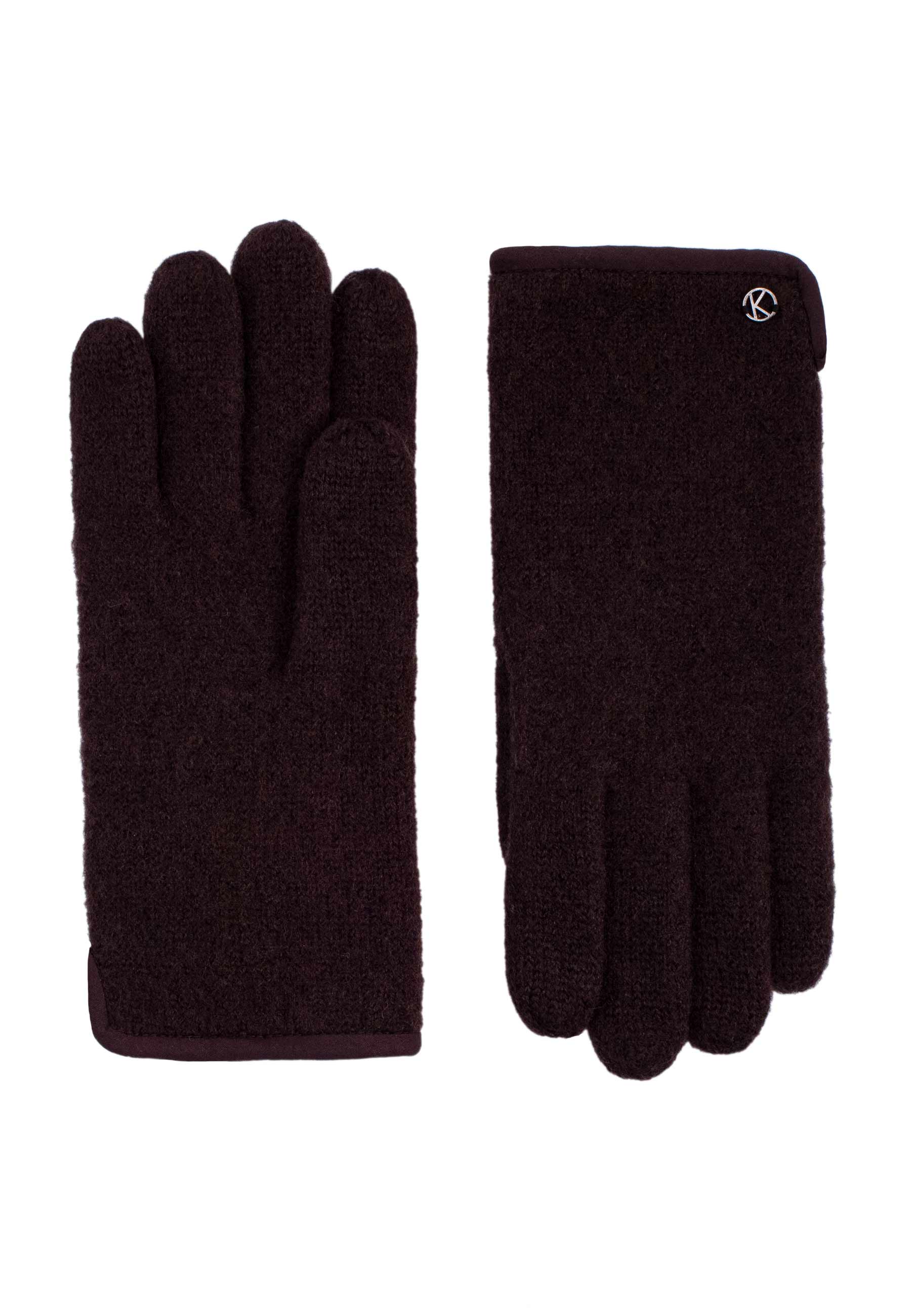 Kessler SASHA Strickhandschuh Damen Herren dark brown Schurwolle Kessler SASHA Strickhandschuh Damen Herren dark brown Schurwolle